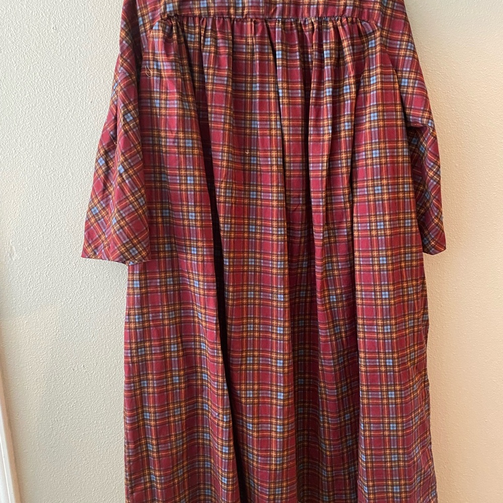 Handmade Merchant & Mills ‘Omilie’ Plaid Button up Dress dress - Picture 10 of 13